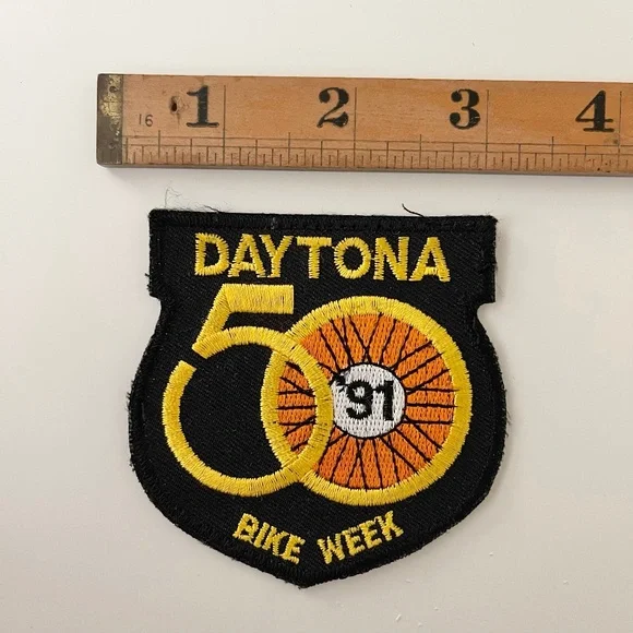 Harley and Daytona Beach Bike Week Embroidered Sew On Patches (21) - Picture 13 of 13